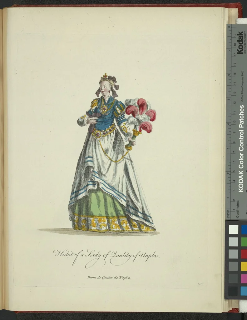 An illustration from Recueil des habillements de différentes nations, 1757, leaf 113