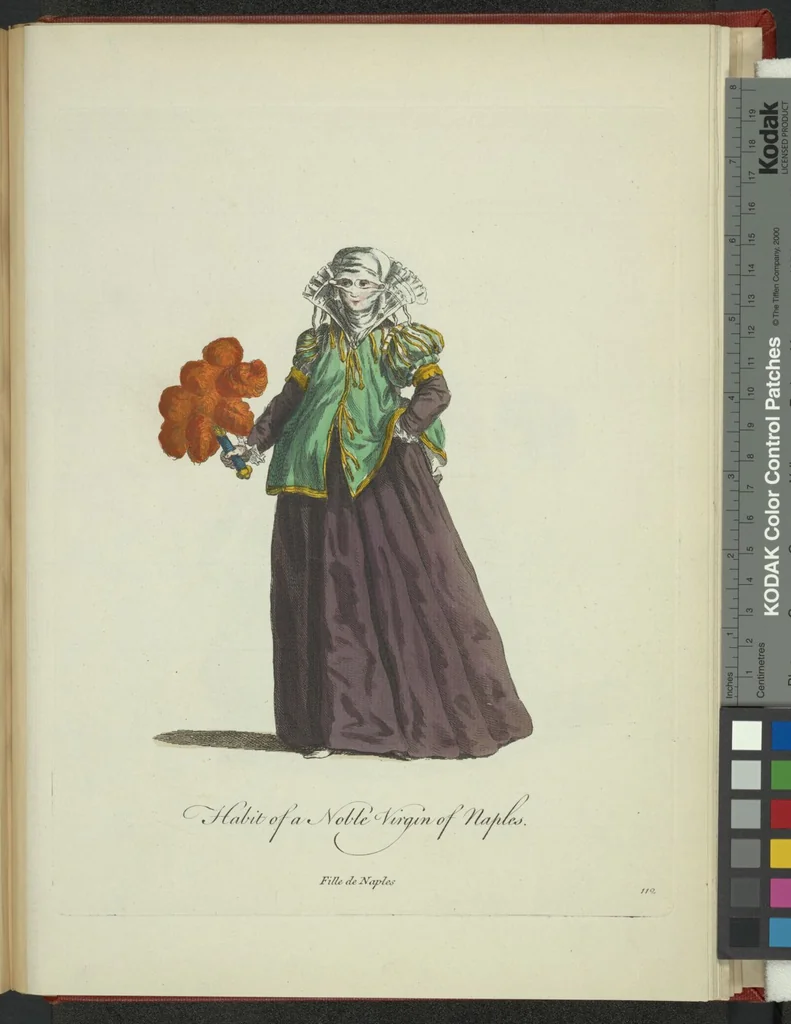 An illustration from Recueil des habillements de différentes nations, 1757, leaf 115