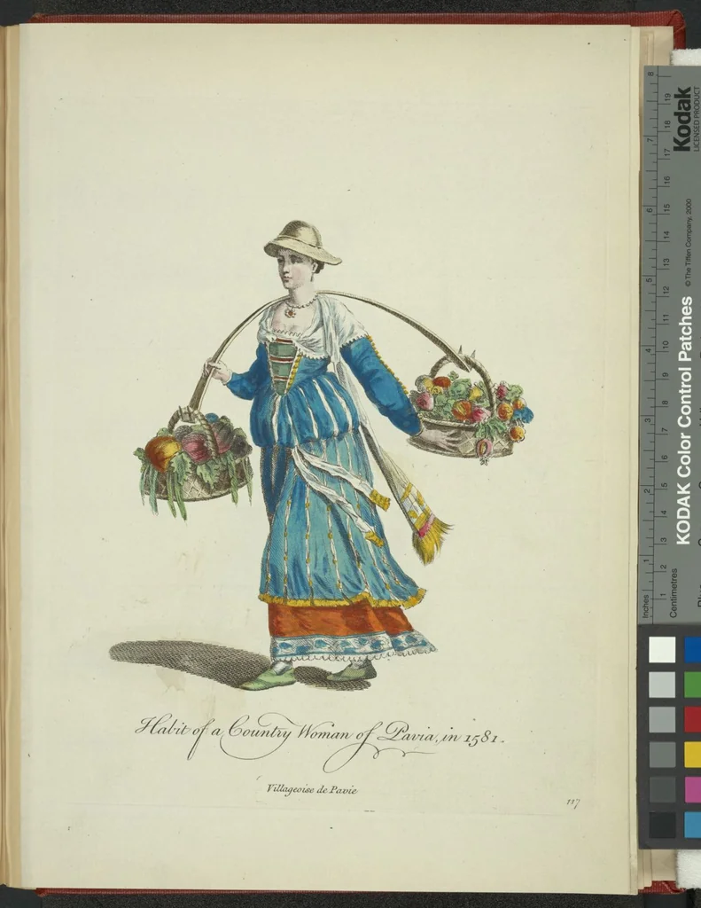 An illustration from Recueil des habillements de différentes nations, 1757, leaf 120