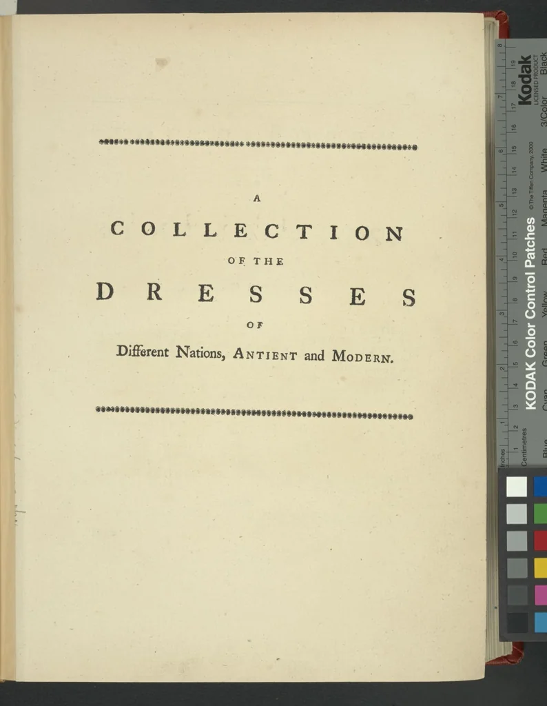 An illustration from Recueil des habillements de différentes nations, 1757, leaf 125