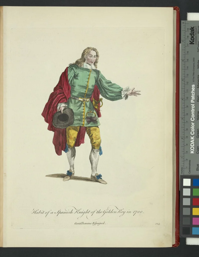 An illustration from Recueil des habillements de différentes nations, 1757, leaf 129