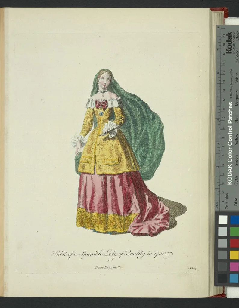 An illustration from Recueil des habillements de différentes nations, 1757, leaf 130