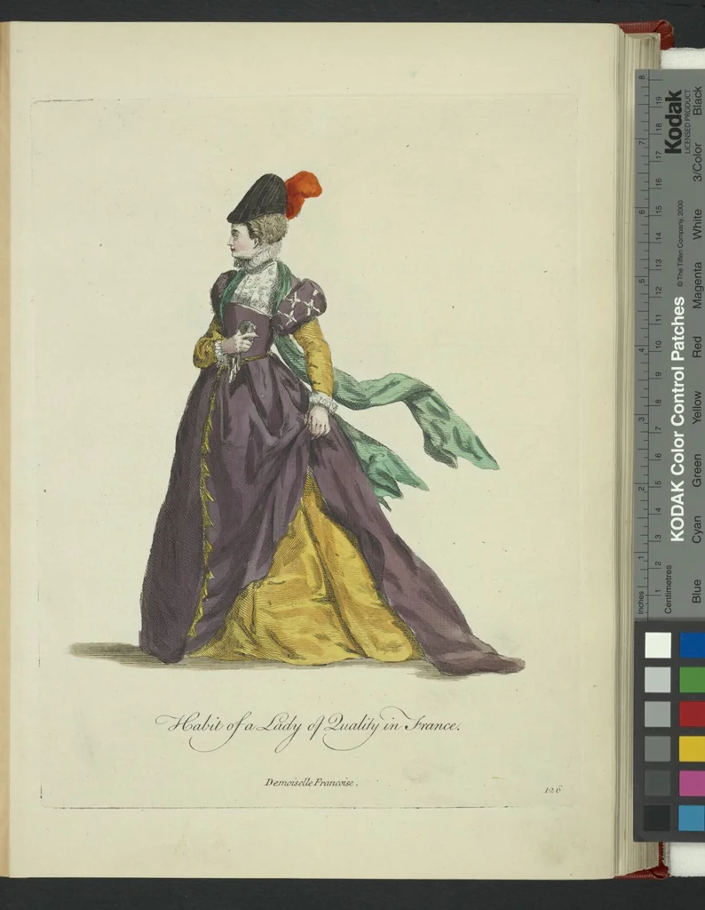 An illustration from Recueil des habillements de différentes nations, 1757, leaf 132