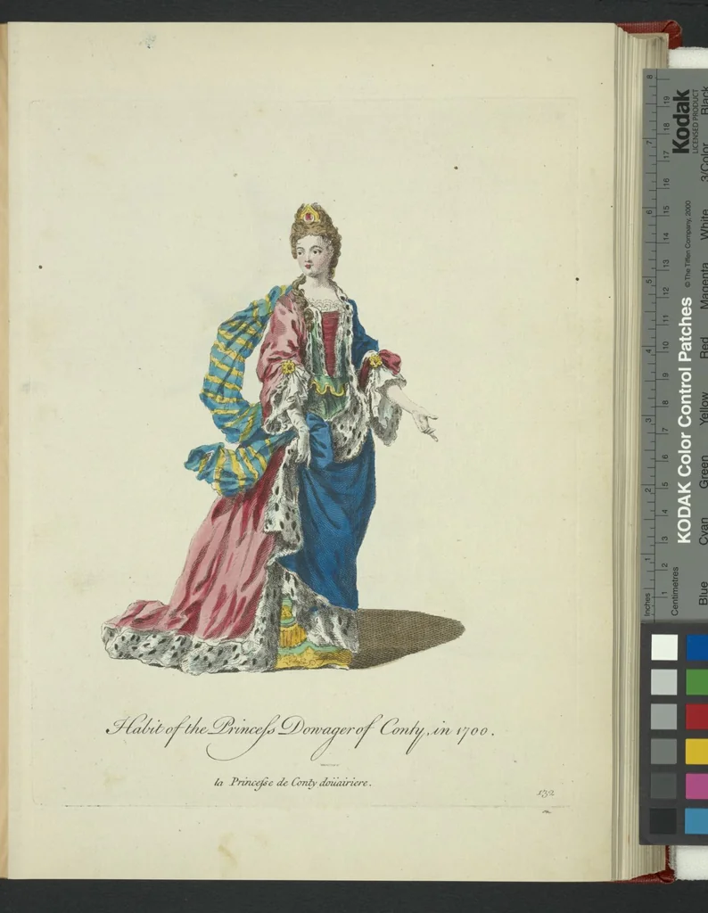 An illustration from Recueil des habillements de différentes nations, 1757, leaf 138