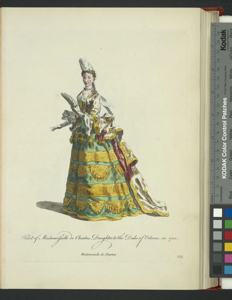 An illustration from Recueil des habillements de différentes nations, 1757, leaf 139