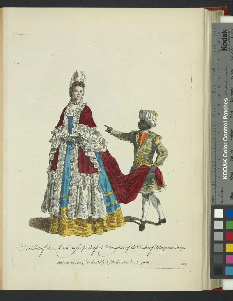 An illustration from Recueil des habillements de différentes nations, 1757, leaf 141