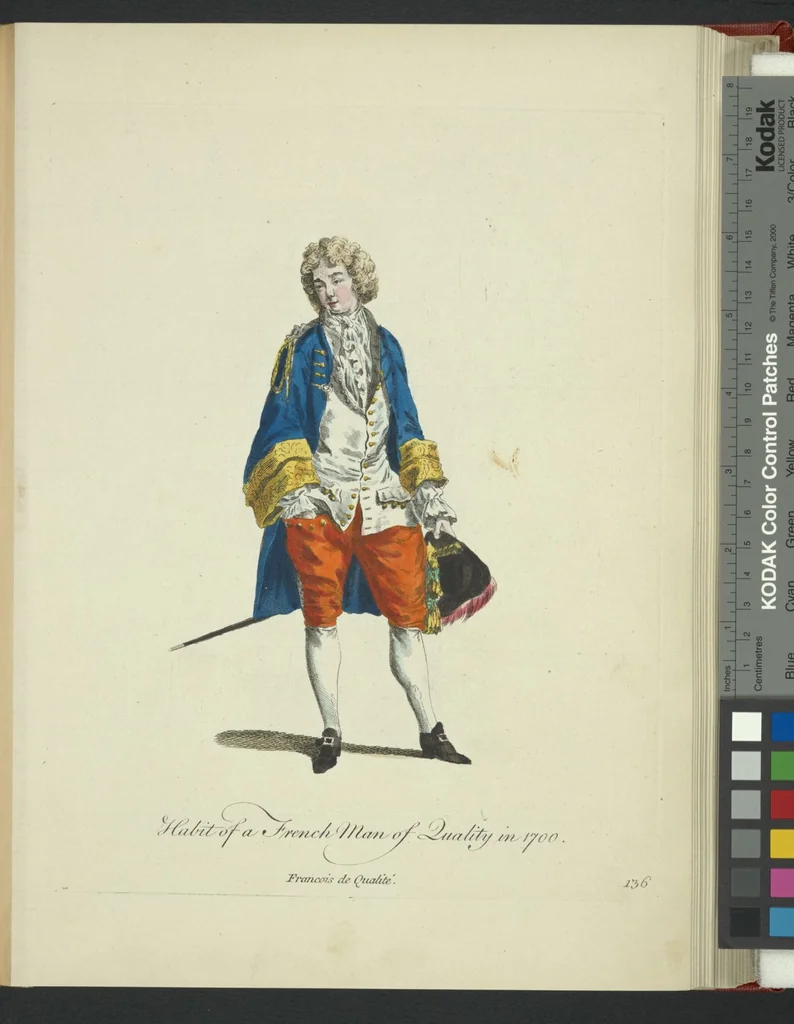 An illustration from Recueil des habillements de différentes nations, 1757, leaf 142