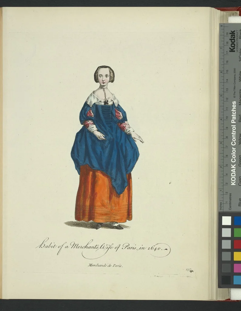 An illustration from Recueil des habillements de différentes nations, 1757, leaf 143