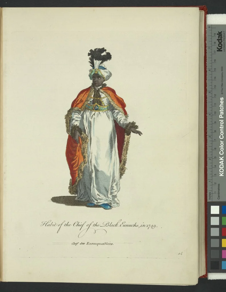 An illustration from Recueil des habillements de différentes nations, 1757, leaf 17