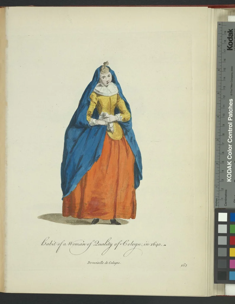 An illustration from Recueil des habillements de différentes nations, 1757, leaf 171