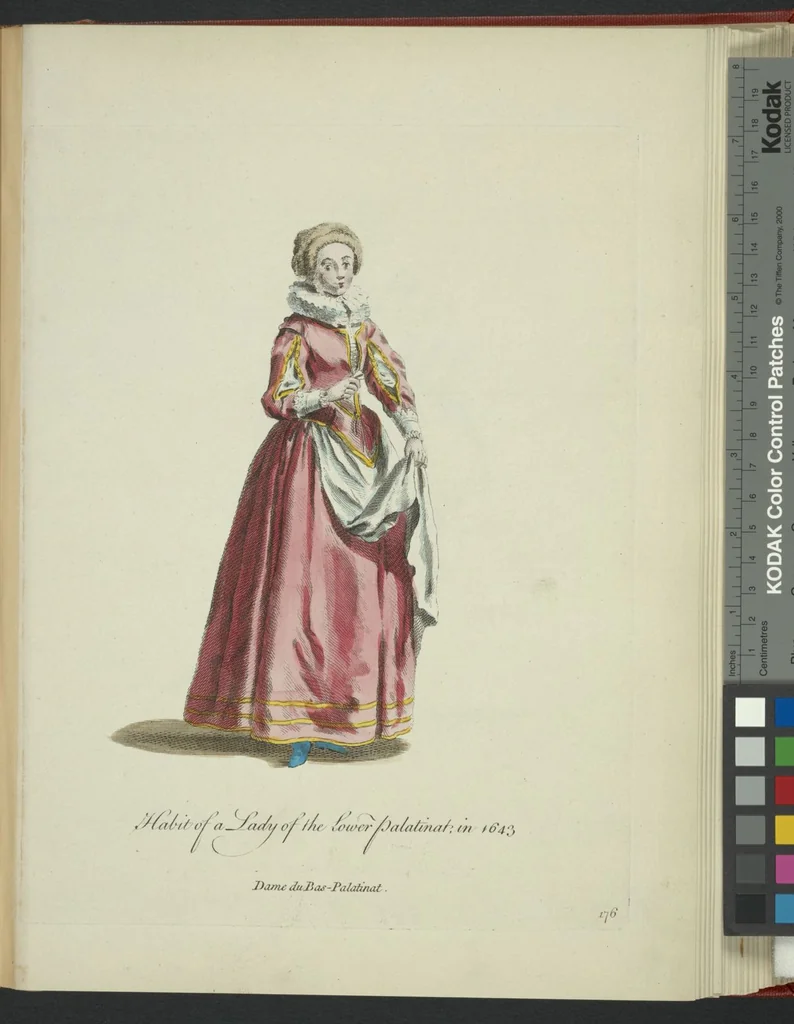 An illustration from Recueil des habillements de différentes nations, 1757, leaf 182