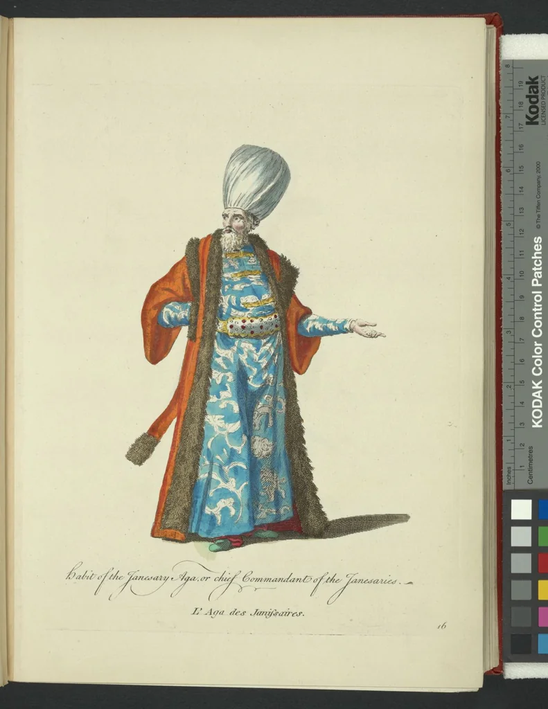 An illustration from Recueil des habillements de différentes nations, 1757, leaf 19