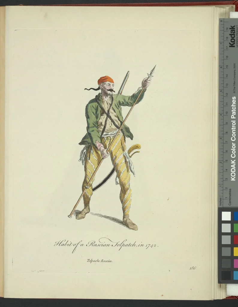 An illustration from Recueil des habillements de différentes nations, 1757, leaf 192