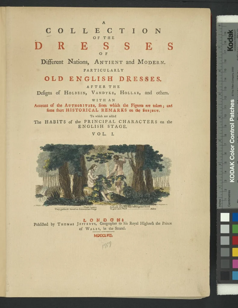 An illustration from Recueil des habillements de différentes nations, 1757, leaf 2