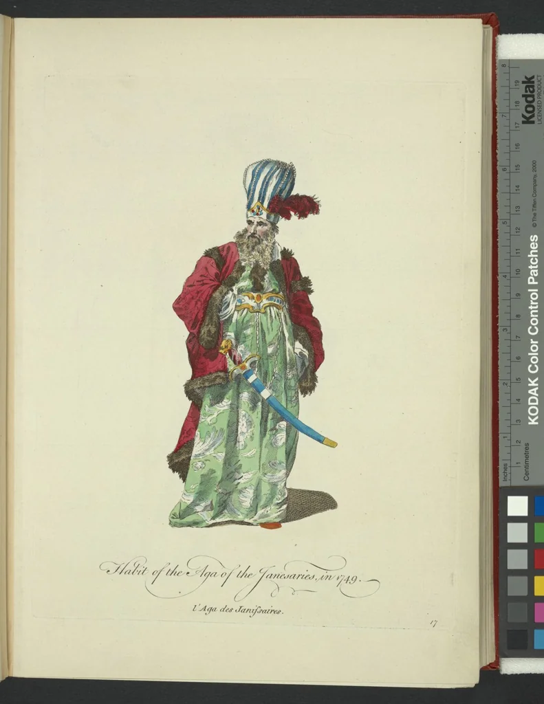 An illustration from Recueil des habillements de différentes nations, 1757, leaf 20