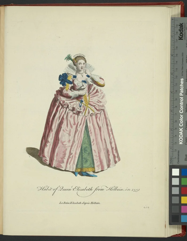 An illustration from Recueil des habillements de différentes nations, 1757, leaf 208