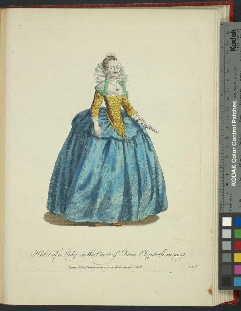 An illustration from Recueil des habillements de différentes nations, 1757, leaf 211