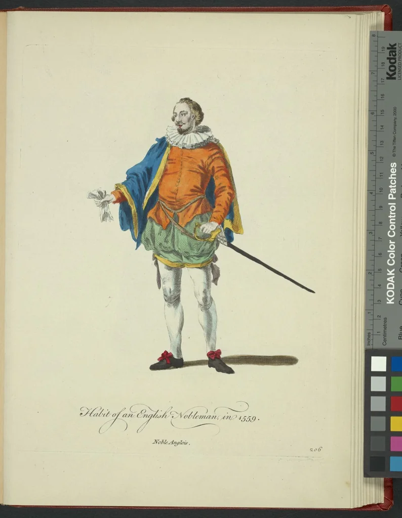 An illustration from Recueil des habillements de différentes nations, 1757, leaf 212