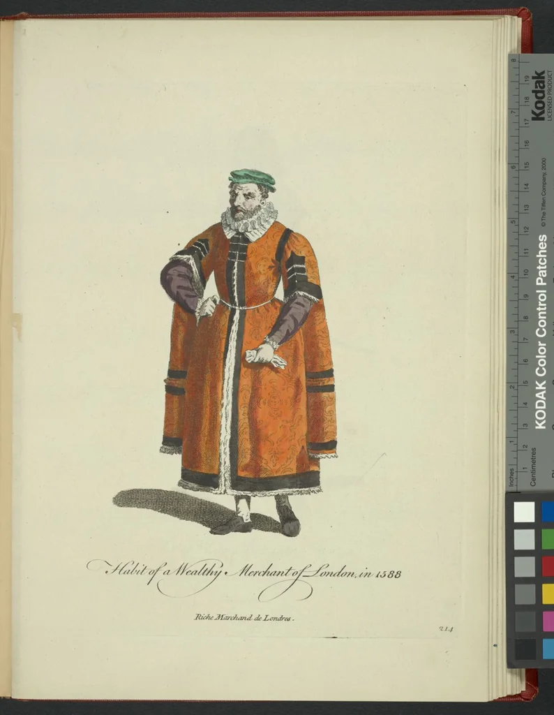 An illustration from Recueil des habillements de différentes nations, 1757, leaf 220
