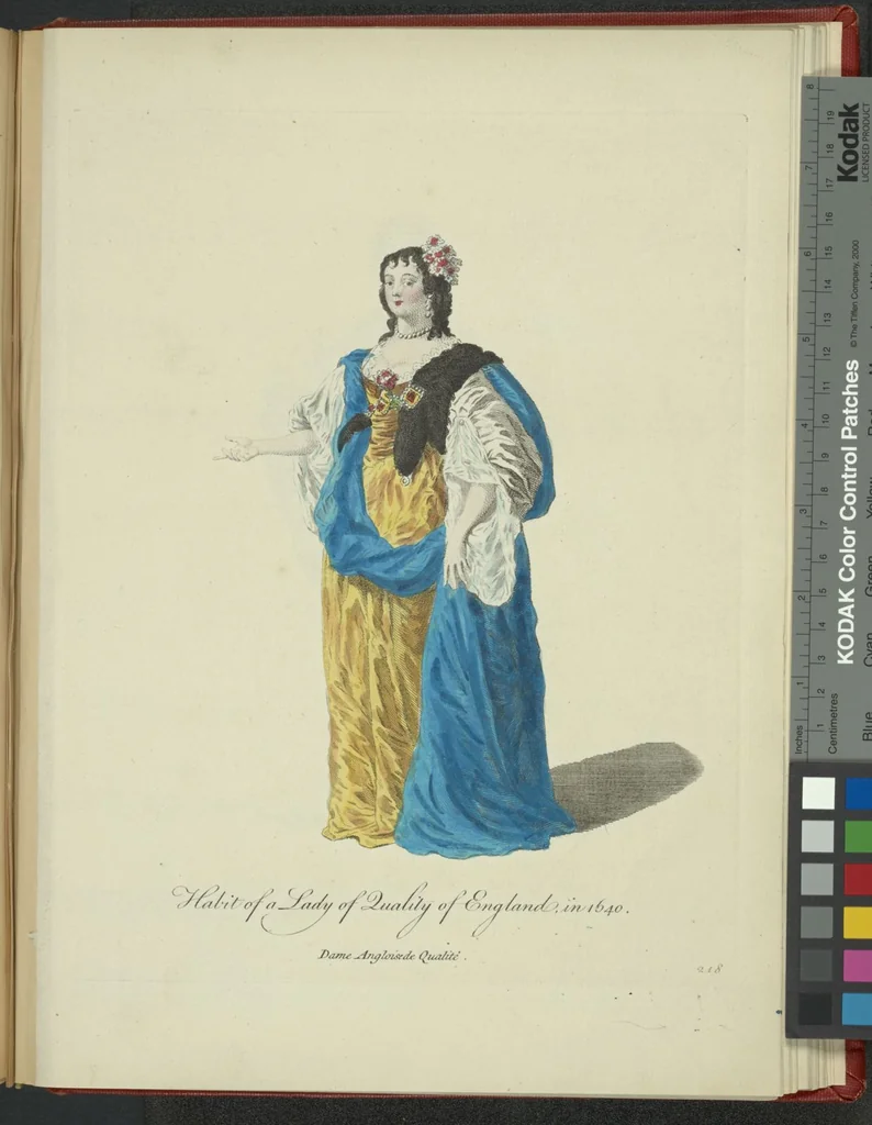 An illustration from Recueil des habillements de différentes nations, 1757, leaf 224