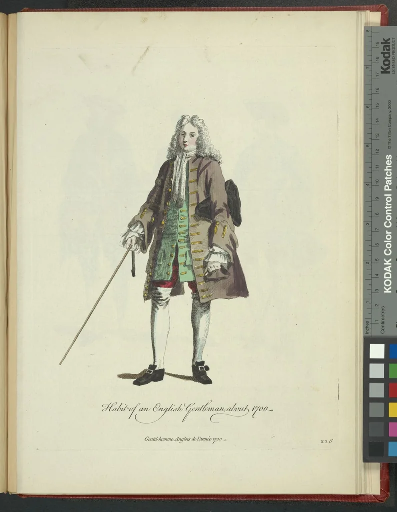 An illustration from Recueil des habillements de différentes nations, 1757, leaf 232
