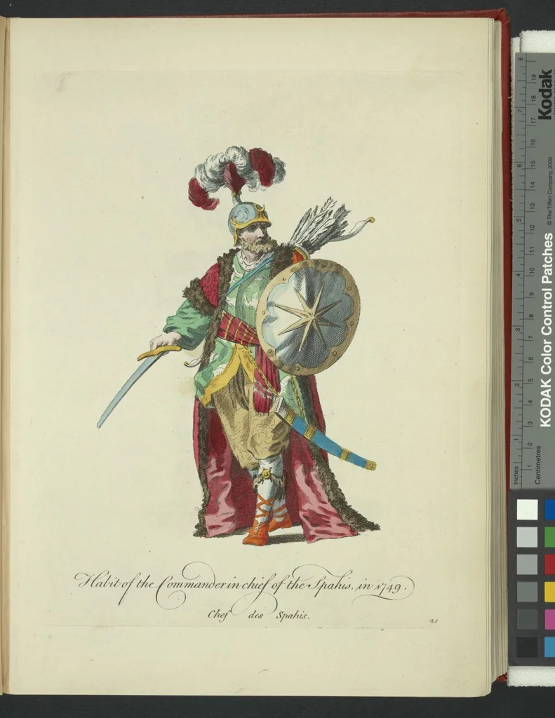 An illustration from Recueil des habillements de différentes nations, 1757, leaf 24