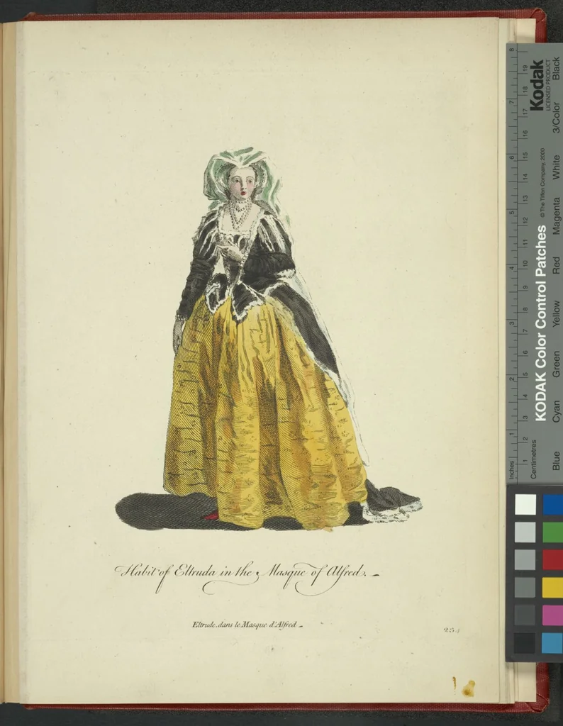 An illustration from Recueil des habillements de différentes nations, 1757, leaf 240