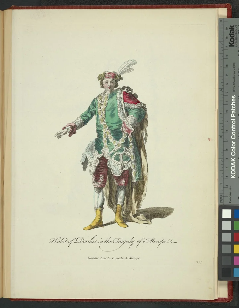 An illustration from Recueil des habillements de différentes nations, 1757, leaf 244