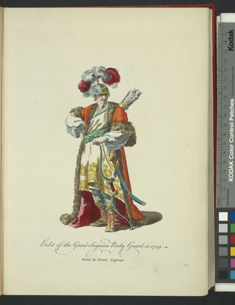 An illustration from Recueil des habillements de différentes nations, 1757, leaf 25