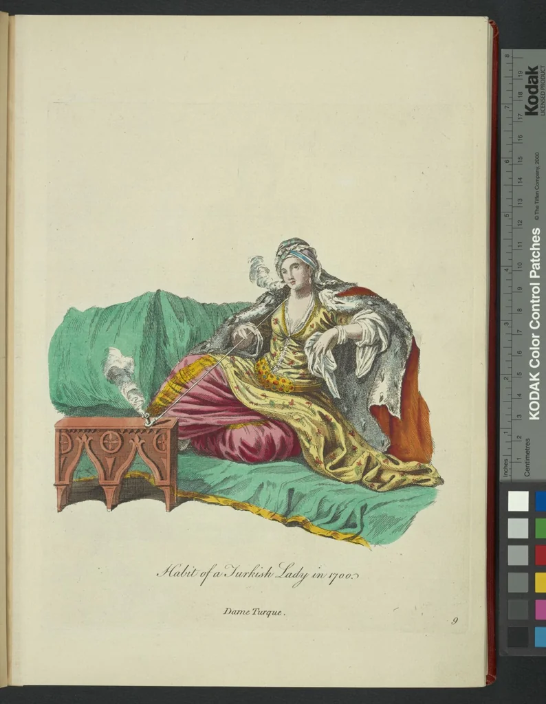 An illustration from Recueil des habillements de différentes nations, 1757, leaf 258