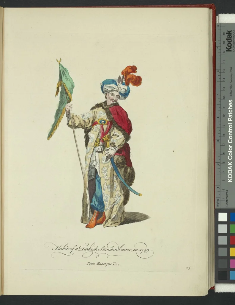 An illustration from Recueil des habillements de différentes nations, 1757, leaf 26
