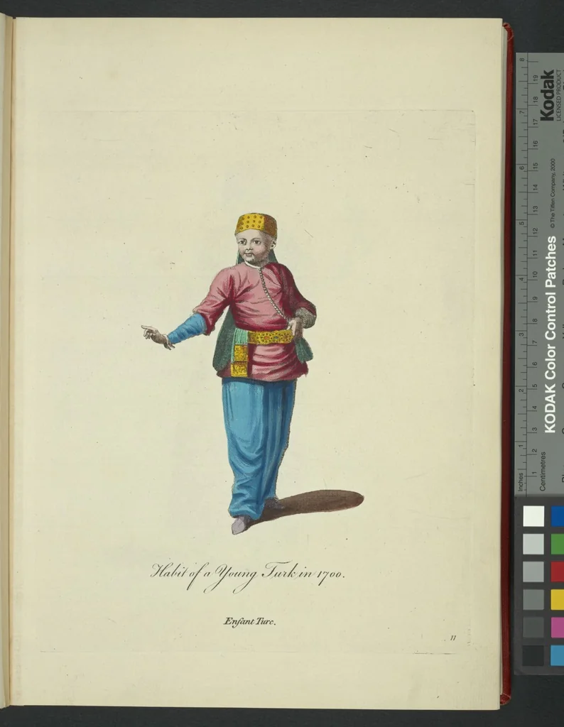 An illustration from Recueil des habillements de différentes nations, 1757, leaf 260