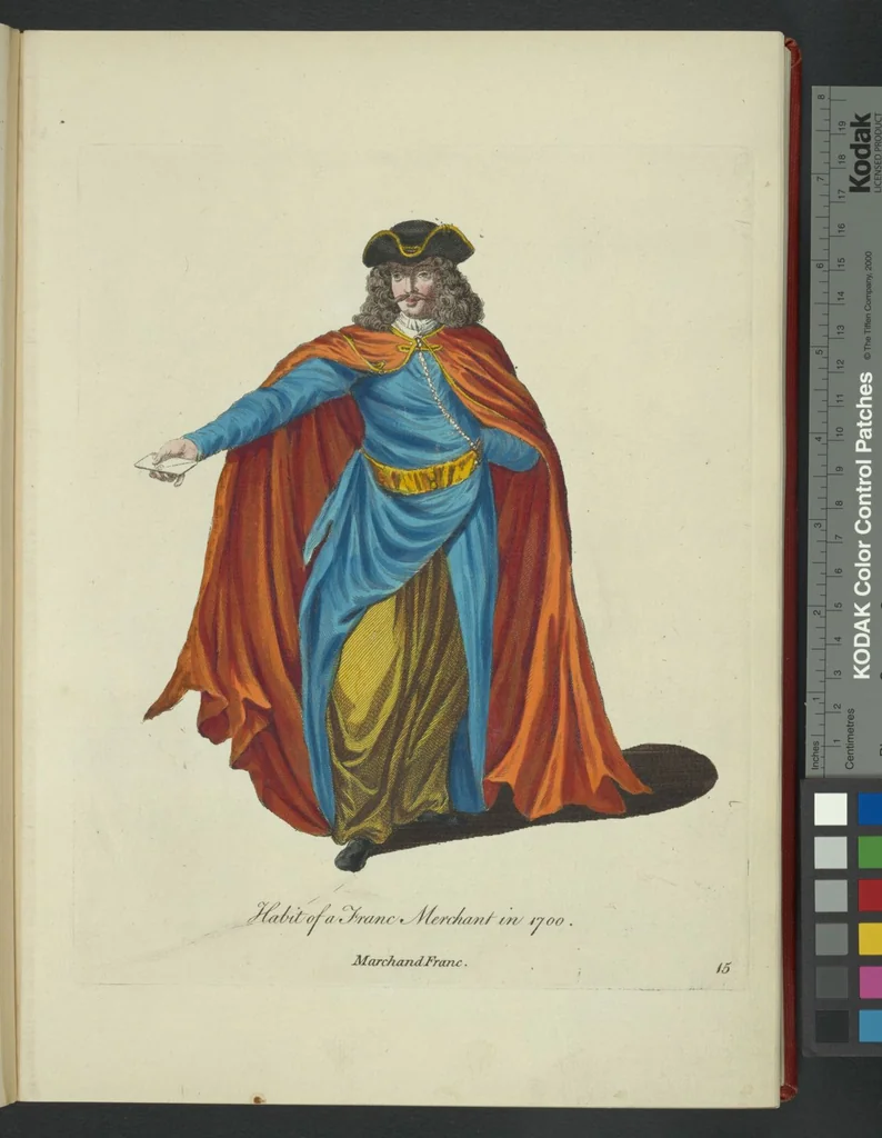An illustration from Recueil des habillements de différentes nations, 1757, leaf 264