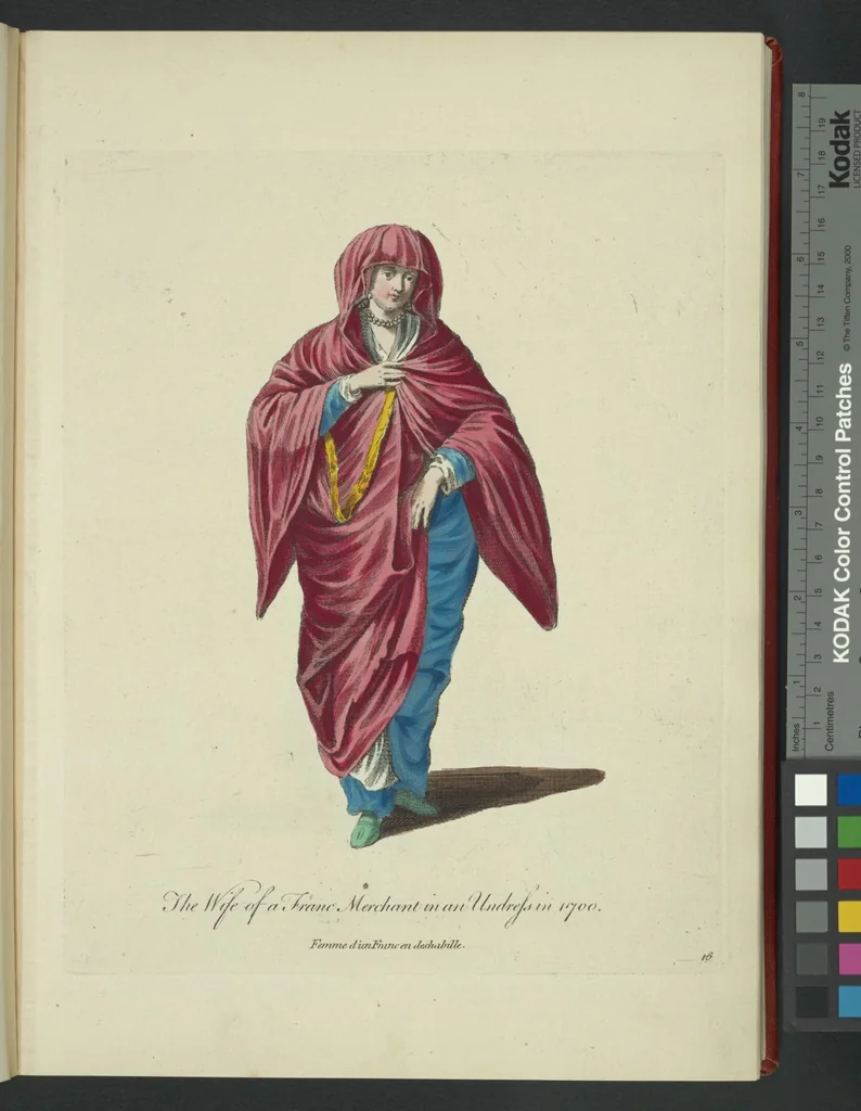 An illustration from Recueil des habillements de différentes nations, 1757, leaf 265