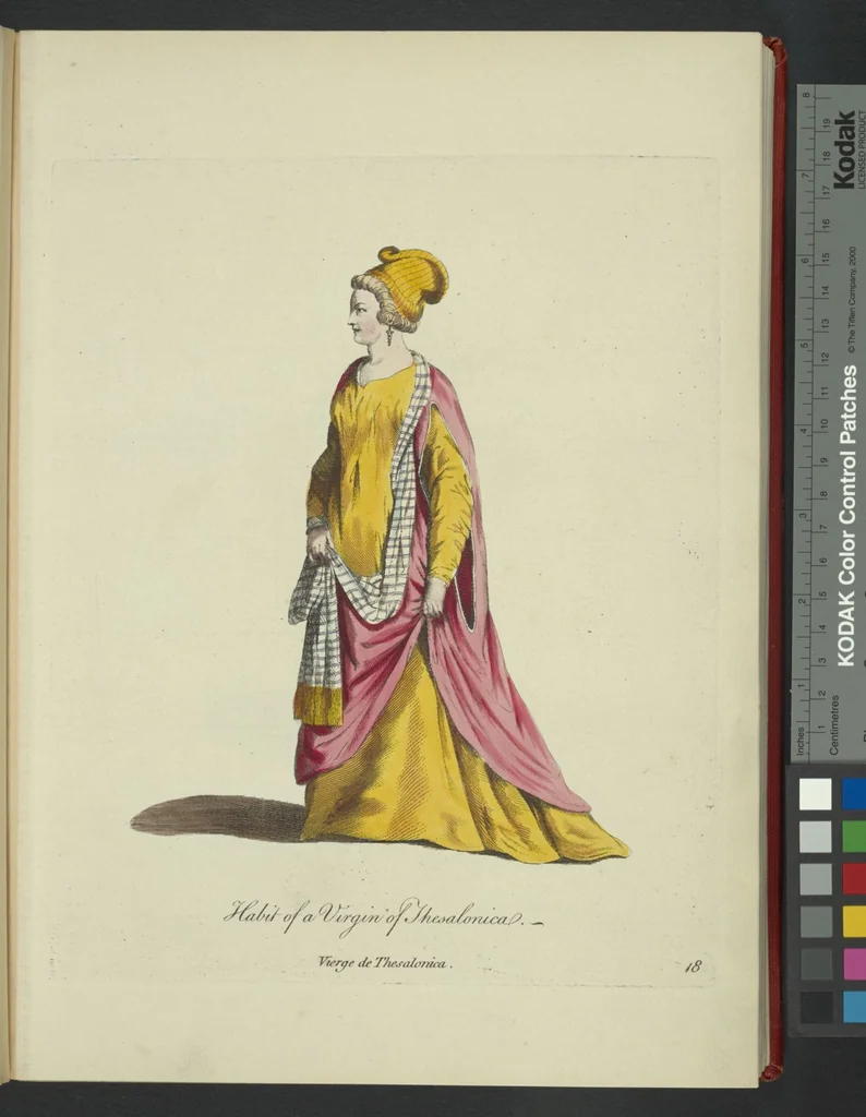 An illustration from Recueil des habillements de différentes nations, 1757, leaf 267