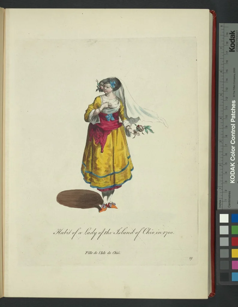 An illustration from Recueil des habillements de différentes nations, 1757, leaf 268