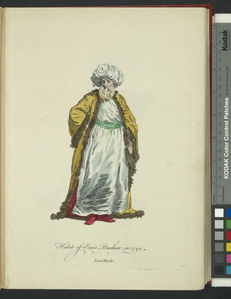 An illustration from Recueil des habillements de différentes nations, 1757, leaf 27