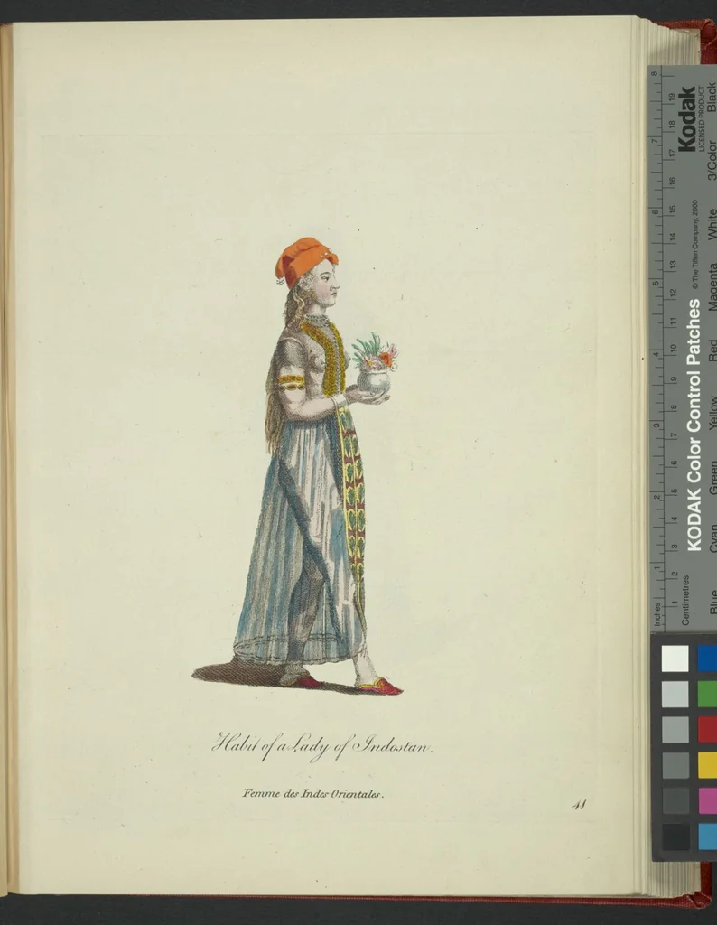 An illustration from Recueil des habillements de différentes nations, 1757, leaf 290