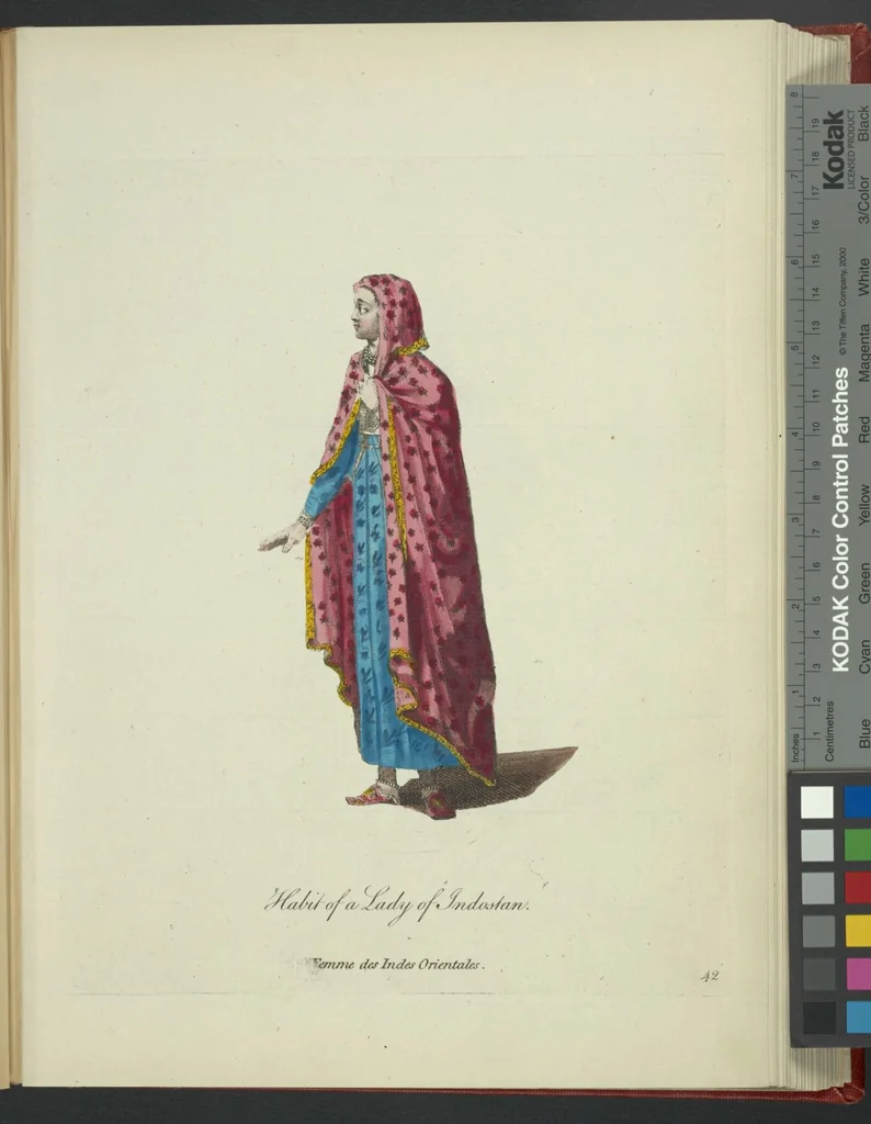 An illustration from Recueil des habillements de différentes nations, 1757, leaf 291