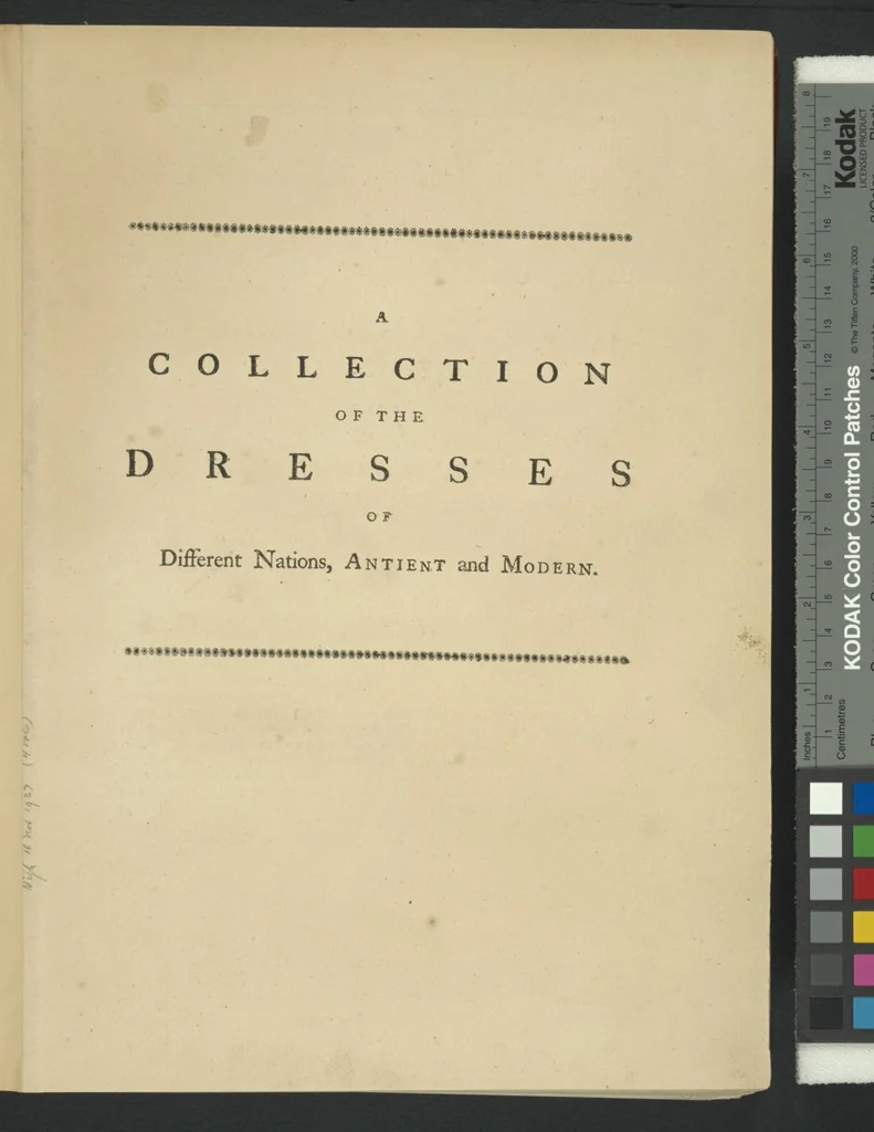 An illustration from Recueil des habillements de différentes nations, 1757, leaf 3