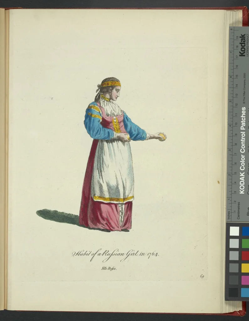 An illustration from Recueil des habillements de différentes nations, 1757, leaf 318