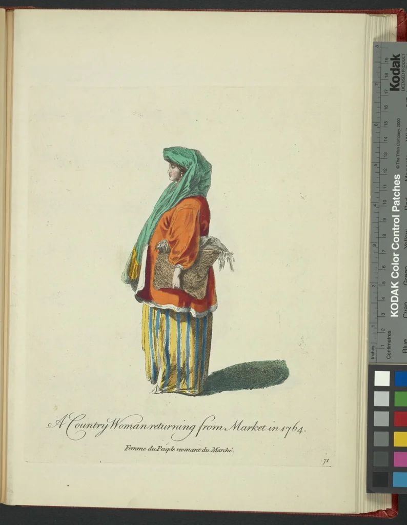 An illustration from Recueil des habillements de différentes nations, 1757, leaf 320