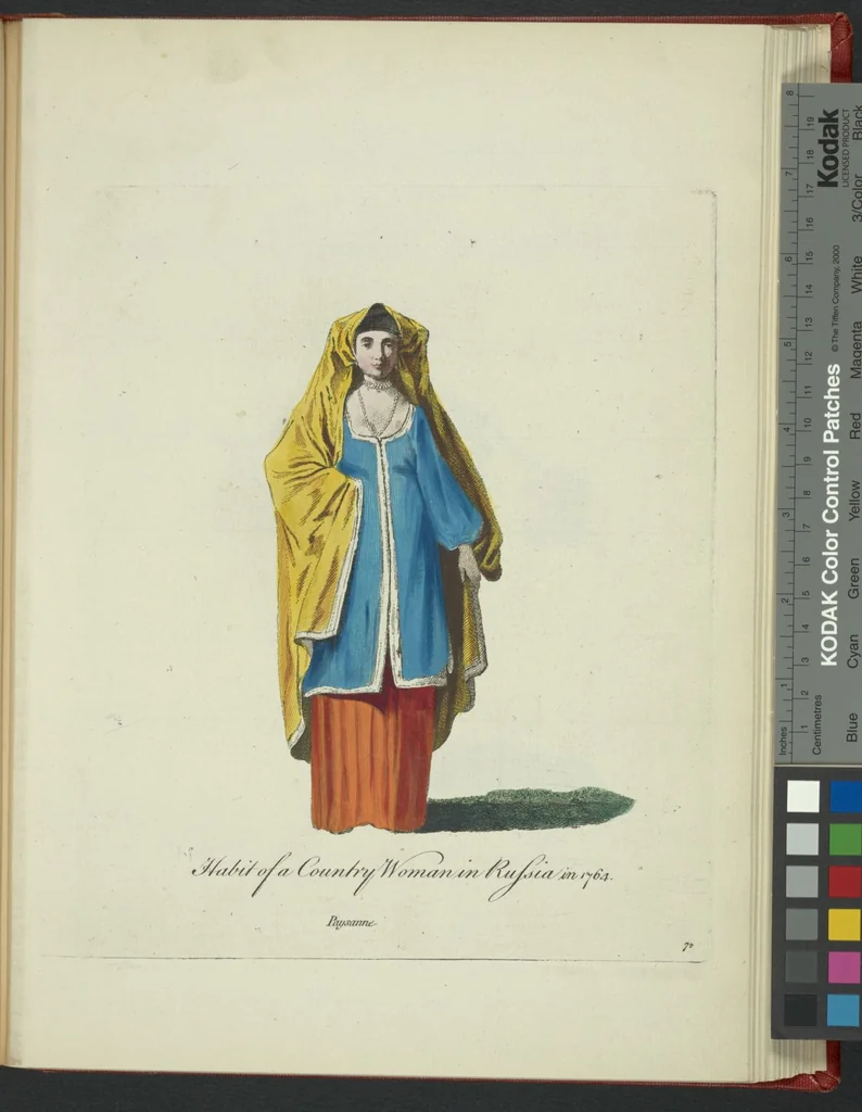 An illustration from Recueil des habillements de différentes nations, 1757, leaf 321