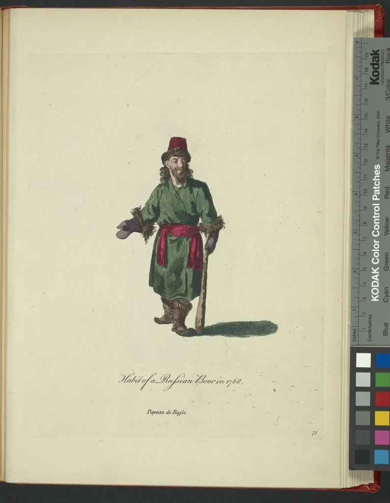 An illustration from Recueil des habillements de différentes nations, 1757, leaf 324