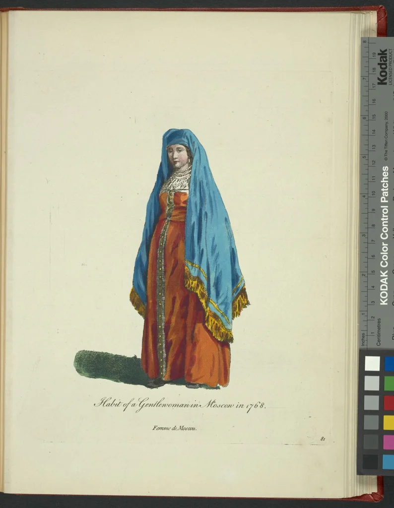 An illustration from Recueil des habillements de différentes nations, 1757, leaf 330