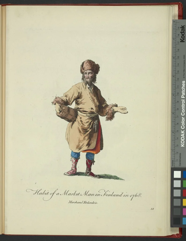 An illustration from Recueil des habillements de différentes nations, 1757, leaf 337