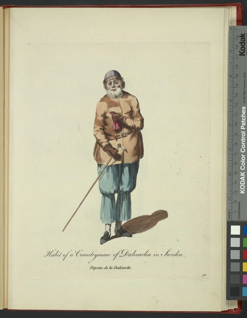 An illustration from Recueil des habillements de différentes nations, 1757, leaf 340