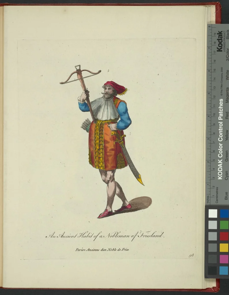 An illustration from Recueil des habillements de différentes nations, 1757, leaf 347