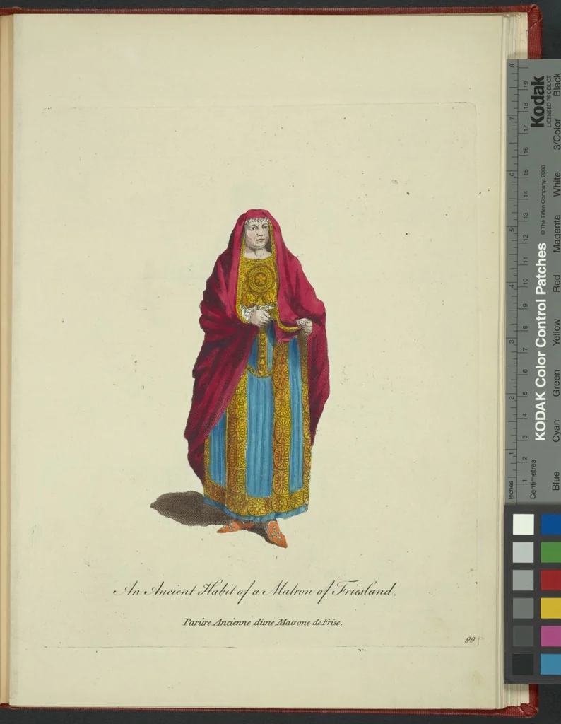 An illustration from Recueil des habillements de différentes nations, 1757, leaf 348