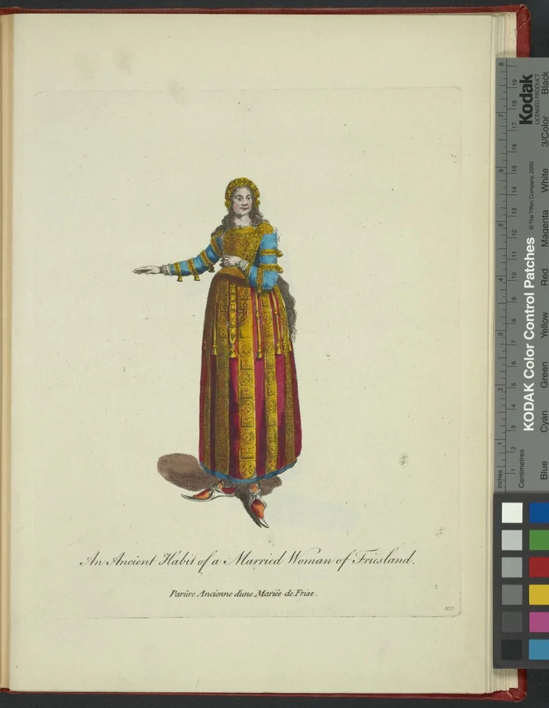 An illustration from Recueil des habillements de différentes nations, 1757, leaf 349